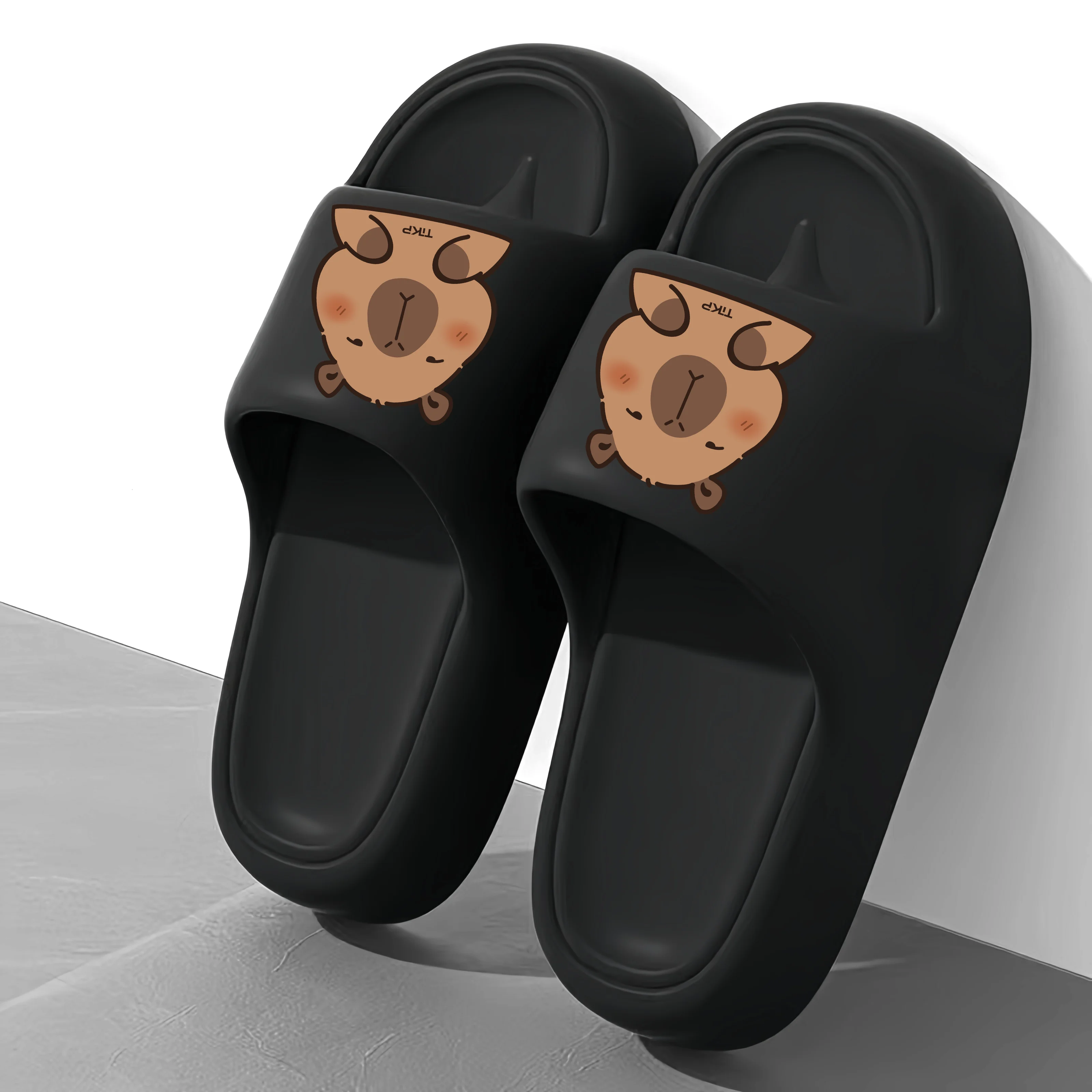 

Fashionable Couple-Style Portable Eva Slippers, Soft and Comfortable Non-Slip Women's Sandals, Suitable for Spring and Summer Indoor and Outdoor Beach Vacations and Shower Use