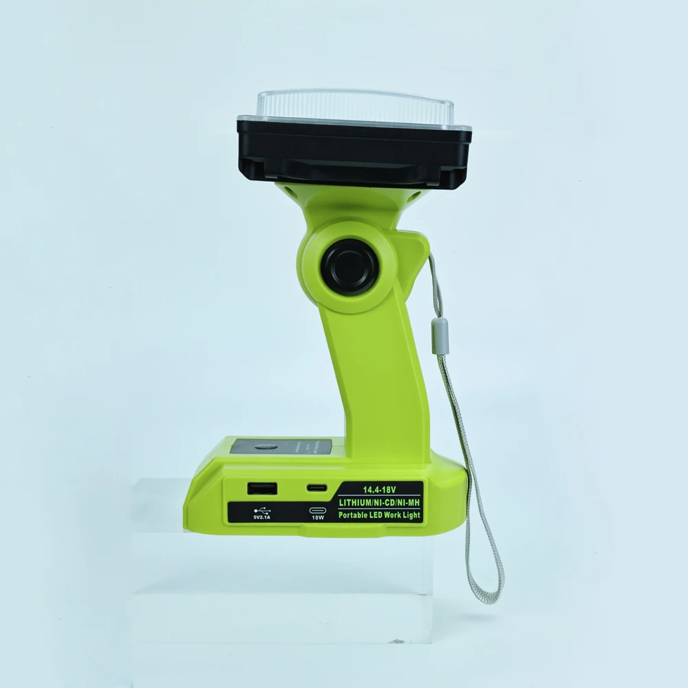 โคมไฟทำงาน LED ขนาด5นิ้ว28วัตต์2000LM เครื่องมือไฟฉายสำหรับแบตเตอรี่ Li-ION รุ่น Ryobi 14.4-18โวลต์