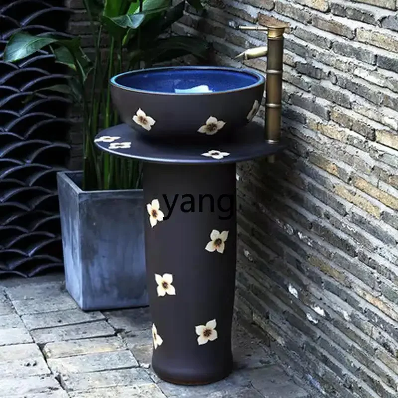 LTT ceramic washbasin integrated Chinese basin antique household