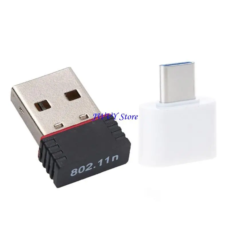 573A RTL8188FTV Wireless Receiver OTG Converter For R36S R36H Seamlessly Gaming Console Connection With USB Compatibility