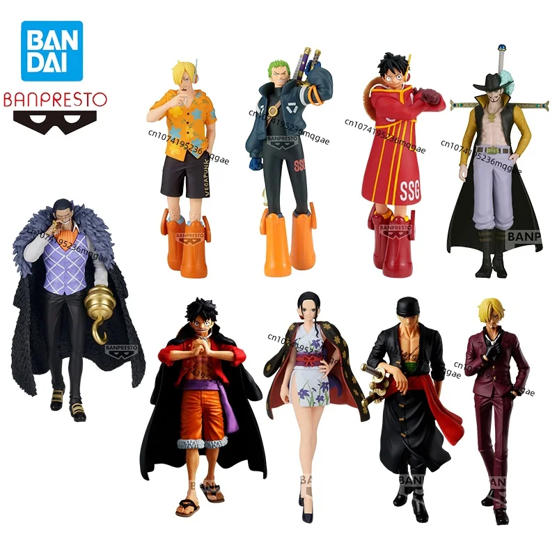 

Оригинальный Bandai ONE PIECE The Sailing Series Sanji Luffy Roronoa Zoro, аниме-фигурки, модель Nami, аниме-фигурка, украшение, подарок