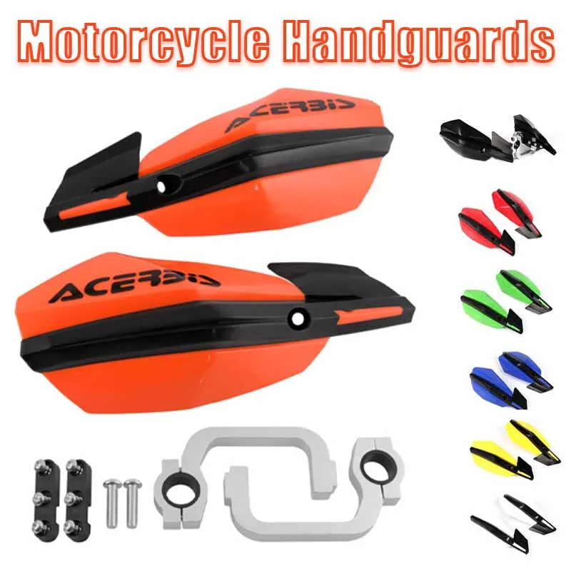 Universal 22mm Motorcycle Handguards Windproof Handlebar Handle bar Hand Guards for Motocross ATV Dirt Bike Off Road