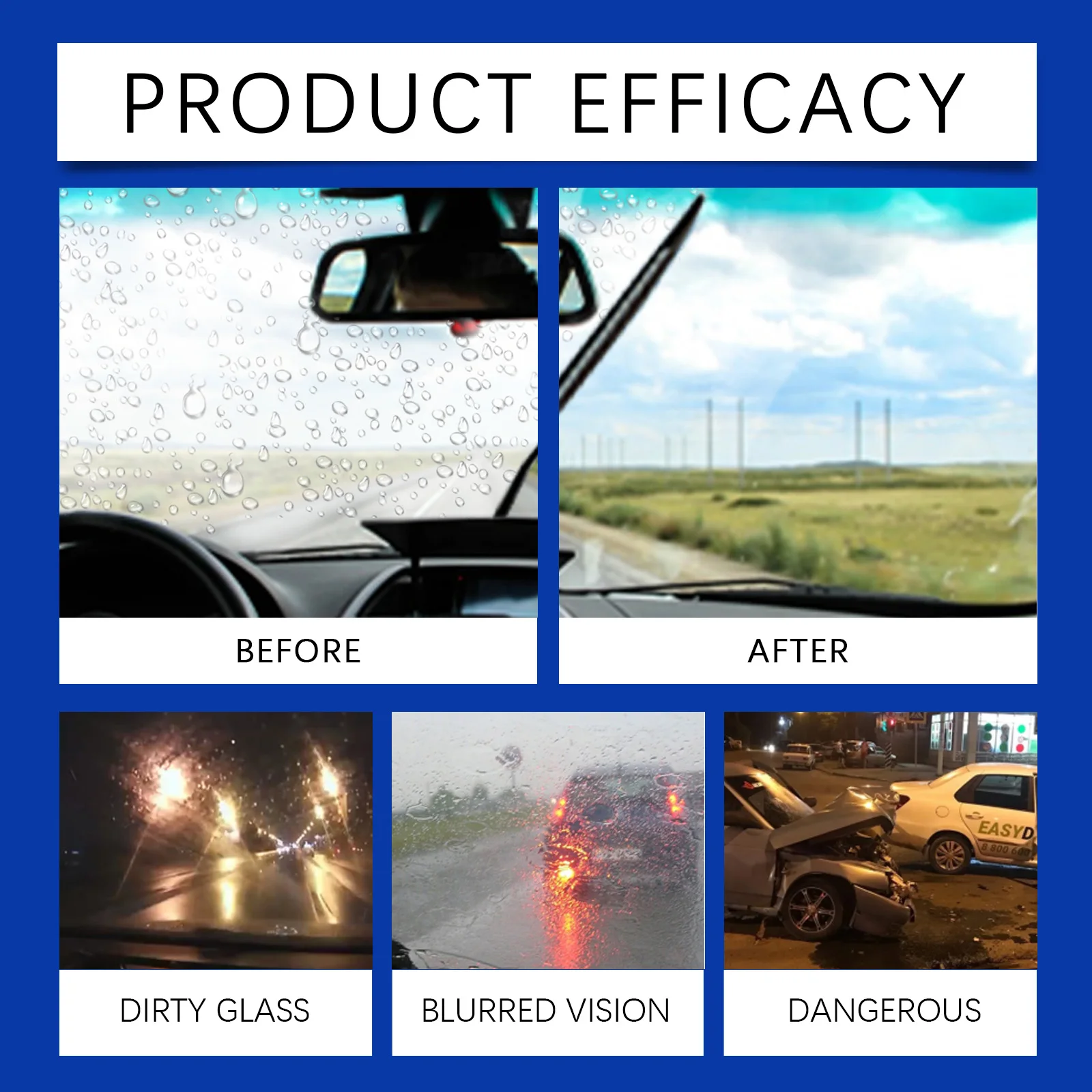 Solid Cleaner Car Windscreen Cleaner Effervescent Tablet Auto Wiper Glass Solid Cleaning Concentrated Tablets Detergent image 5