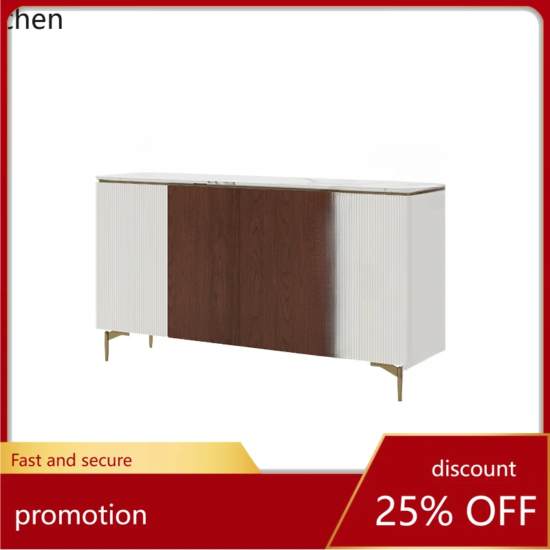 

HT Entrance Cabinet Light Luxury Household Door Indoor Dining Side Cabinet Supercrystalline Stone Locker