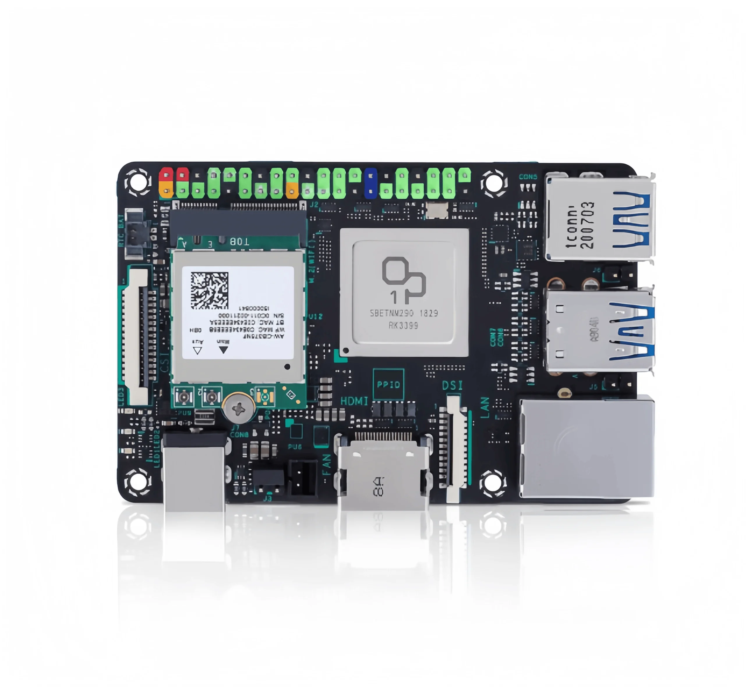 Placa de desarrollo Tinker Board 2S Rockchip RK3399 Placa base Android TinkerBoard2