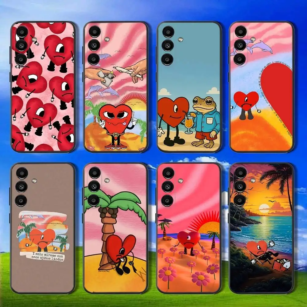 

B-Bad B-Bunny Yo Perreo Sola Phone Case For Samsung Galaxy A13,A21s,A22,A31,A32,A52,A53,A71,A80,Soft Black Shell