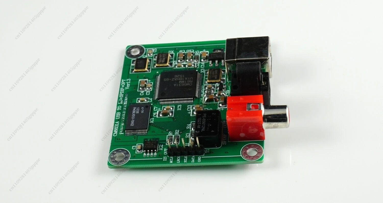 CM6631A CM6631 6631 USB zu SPDIF unterstützt Koaxial-Faser-I2S-Konverter DAC-Board 24bit 192khz – Detail 1