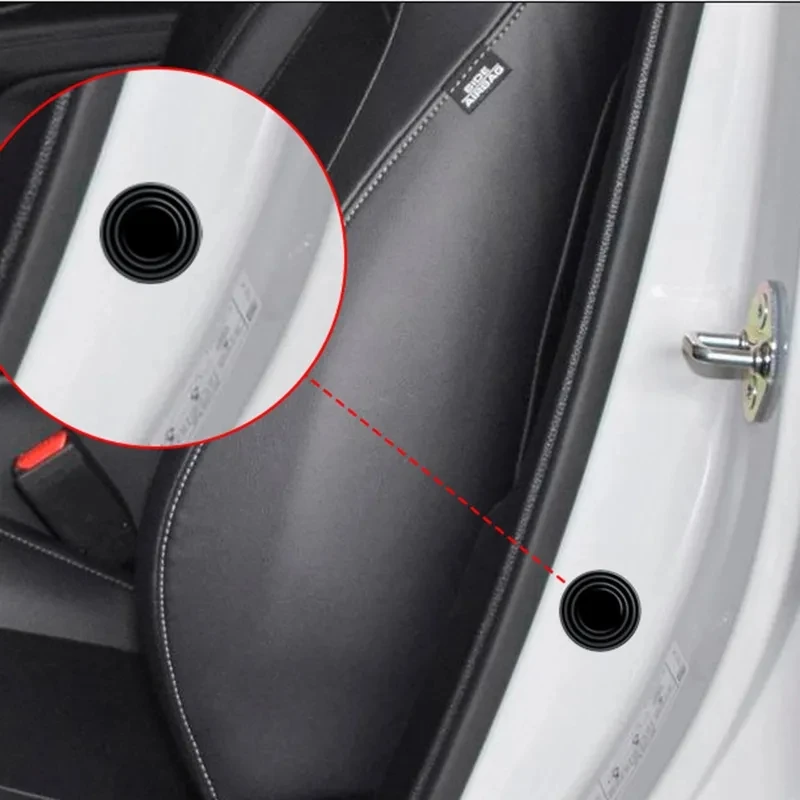 Universal Car Door Shock Absorbing Gasket Anti-collision Door Sticker Soundproof Crash Pad Shockproof Thickening Cushion Sticker