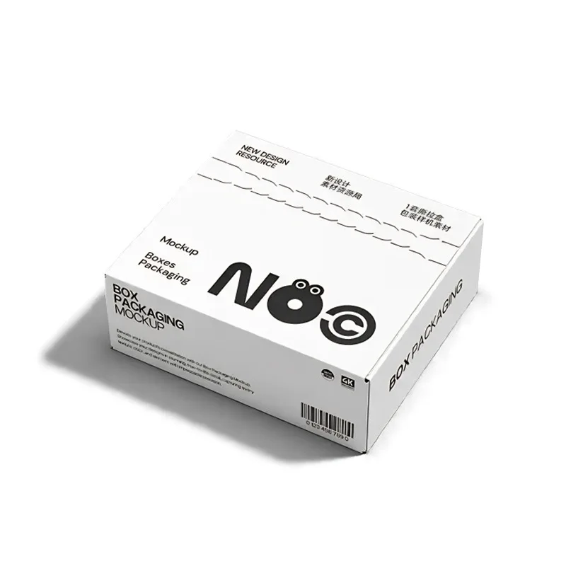 Custom Zipper Packaging Box Sealed Cultural Zipper Box Kraft Corrugated Box White Cardboard Box Color Printin