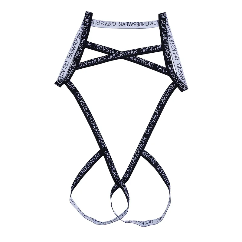 Men's Sexy Underwear Jock Strap C-String G-String Backless Open Strappy Harness Party Double Strap OR653