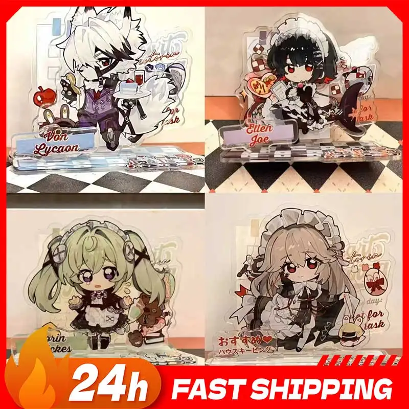 

Zenless Zone Zero Game Периферийные устройства Corin Wickes Фигурка Акриловая подставка Alexandrina Q Стоящая пластина Статуя Von Eleen Кукла Игрушка для мальчиков