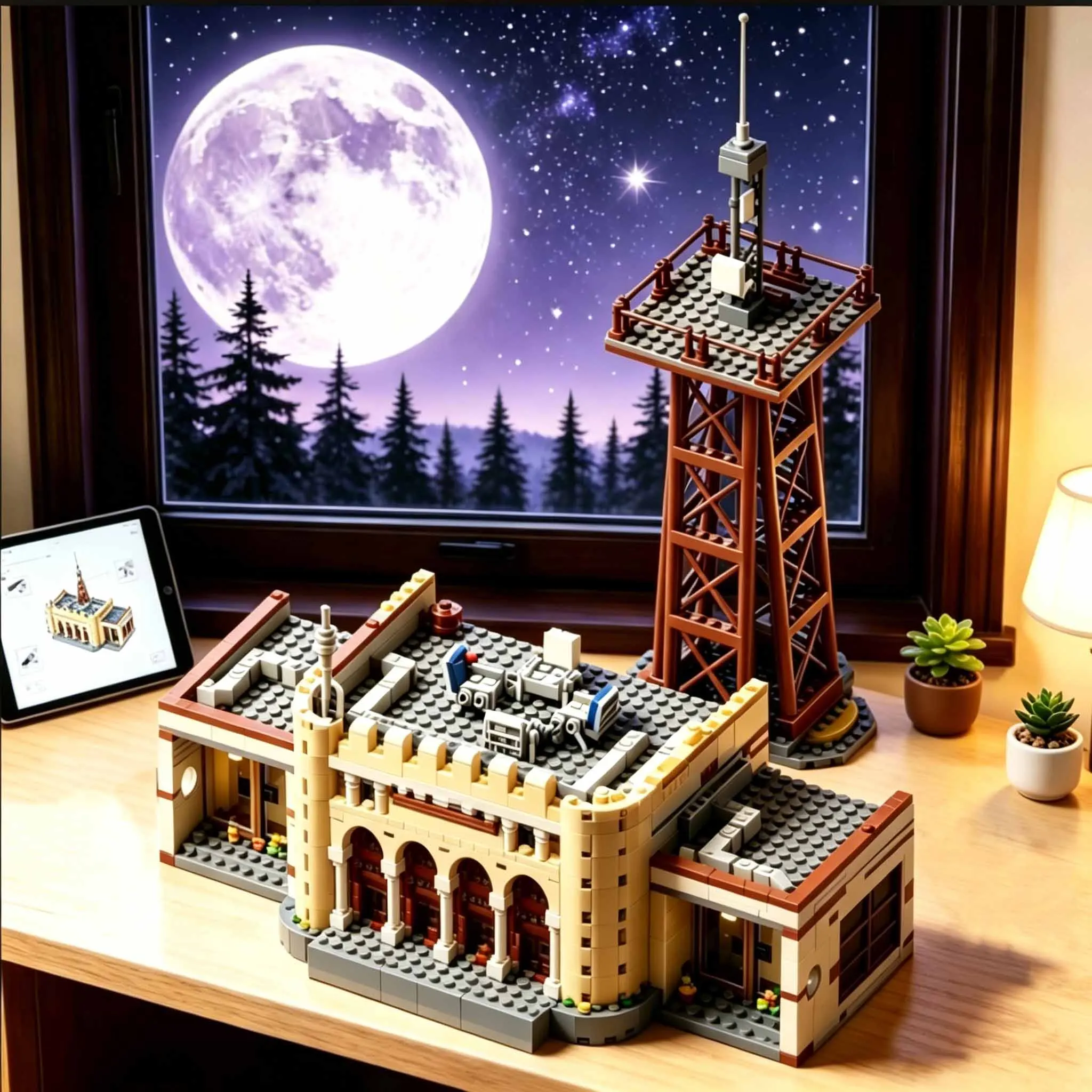 1309pcs MOC WSQK The Squawk Radio Model Stranger Horror TV Building Blocks Assembly Bricks Gifts Toy Decoration Adult Collector