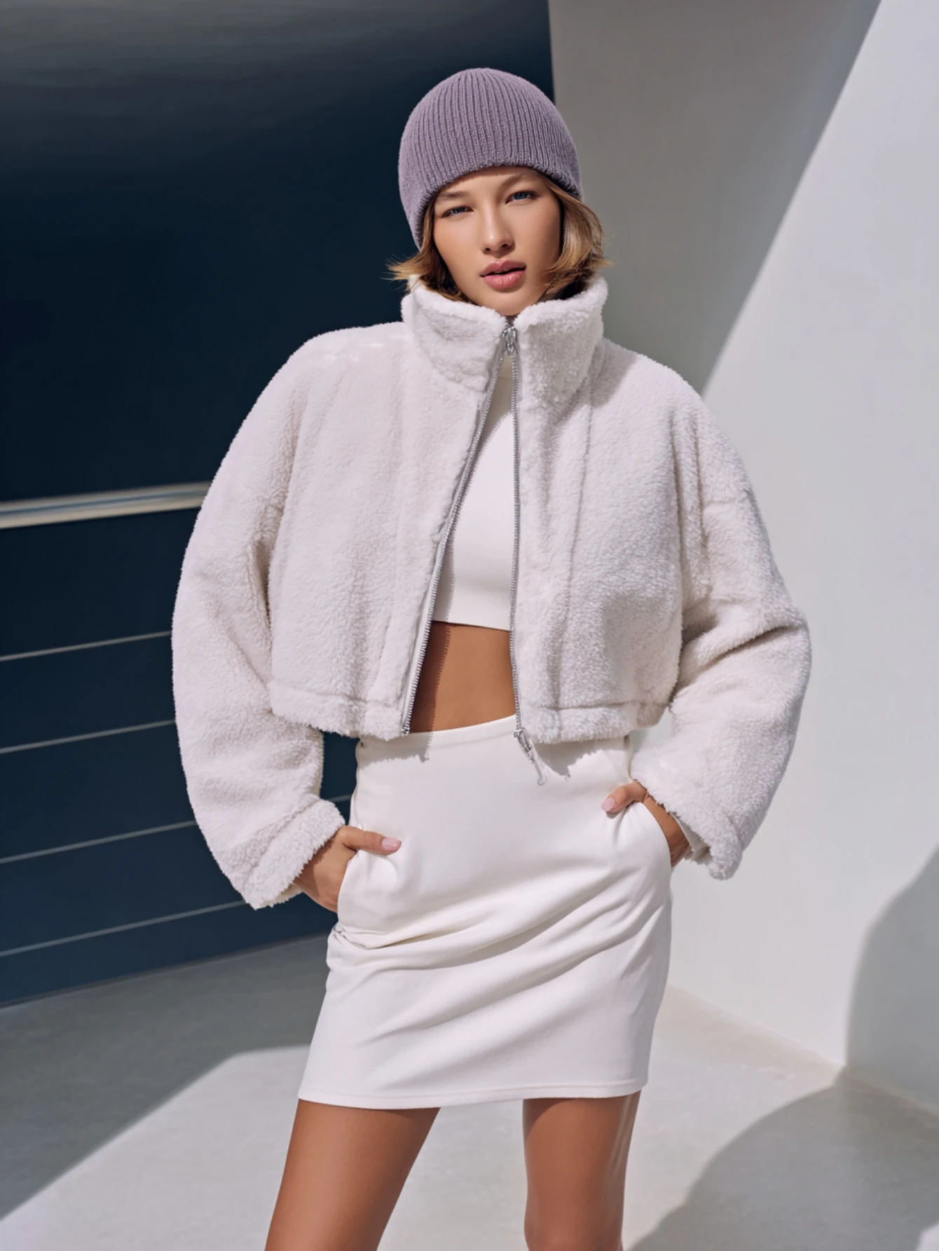 

Mia Muse Select женские осенне-зимние пальто модные базовые однотонные повседневные пальто на молнии с высоким воротом и длинными рукавами