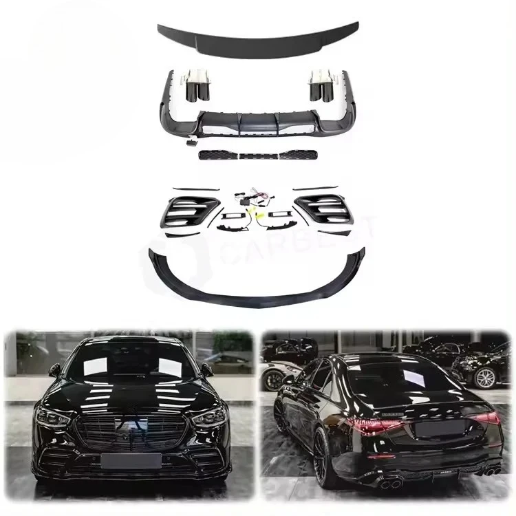 

CARBEST 2022 Best Seller Mercede S Class Sport BRS Aerokit W223 Bumper Upgrade Car Body Kit