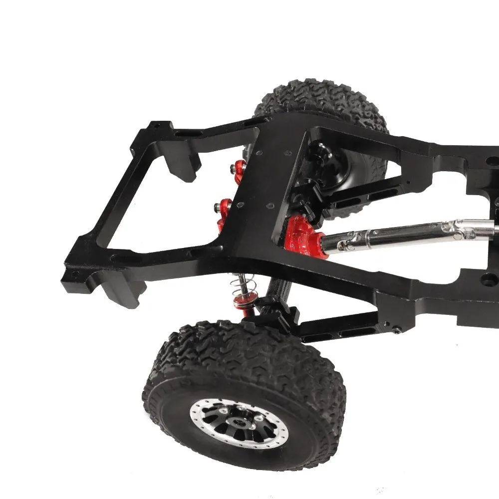 

6pcs Metal RC Car OP Rear Axle Durable Black Red Silver Fixing Plate Kit Fastenings Kit Leaf Spring Modified Rod RC Accessories