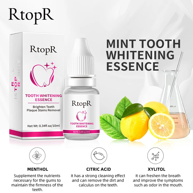 Teeth Whitening Serum Remove Plaque Stains Deep Cleaning Oral Hygiene Teeth Whitening Gel Fresh Breath Bleaching Dental Care