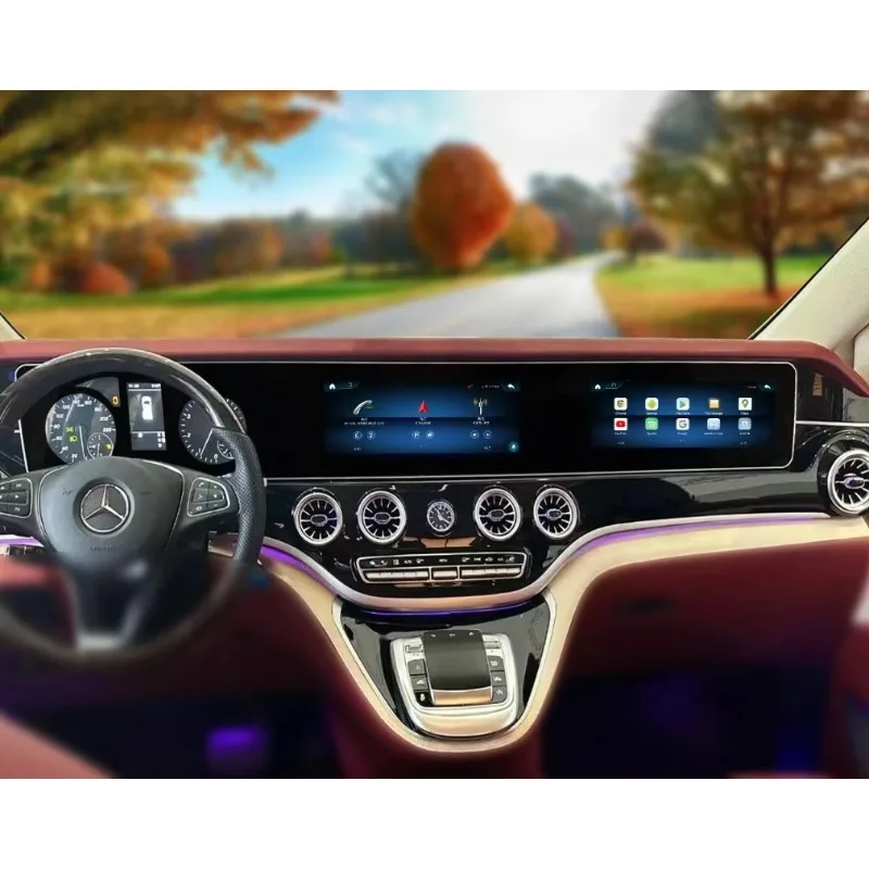 12.3 inch Android 13 IPS Screen Car Audio 8 Core 8+128G Wireless CarPlay GPS Navigation for Mercedes Viano Vito