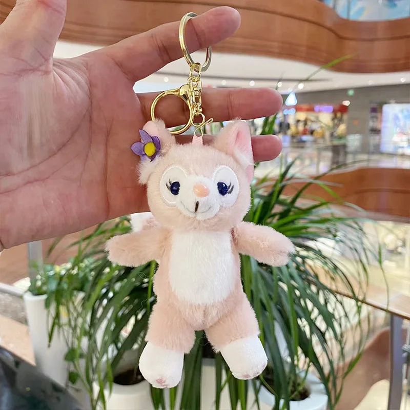 New cartoon Fox Keychain pendant girls cute doll bag ornaments children's doll plush toy gifts stuffed animals