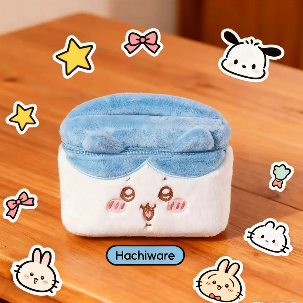 Cartoon Chiikawa Usagi Hachiware Cute Cosmetic Storage Bag Oversized Toiletry Organizer Travel Essential Kawaii Holiday Gift