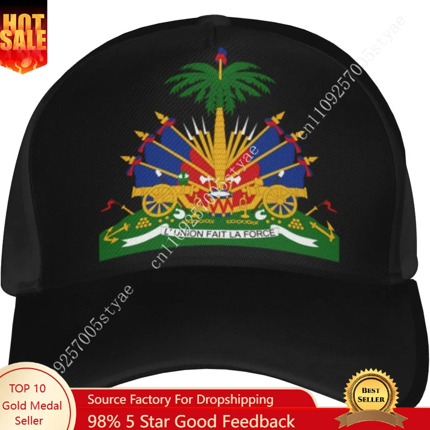 

Haiti Flag Trucker Caps Man Woman Baseball Cap Fashion Sunhat Adjustable Snapback Hat Outdoor Summer Breathable Dad Hats