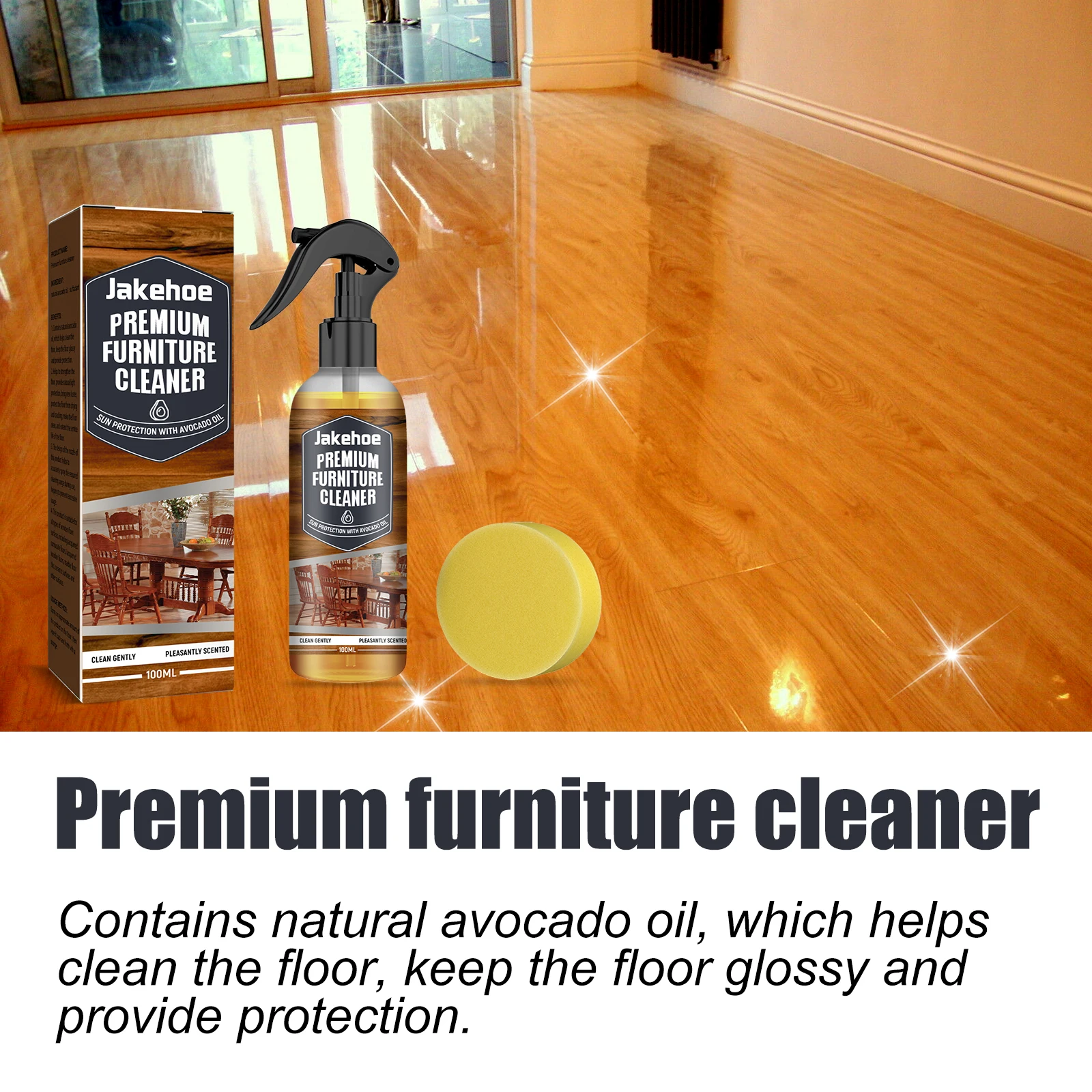 100ml Multifunctional Floor Cleaner Liquid Scratch Polish Repair Maintenance Remove Grease Granite Cleaner Marble Stain Remover