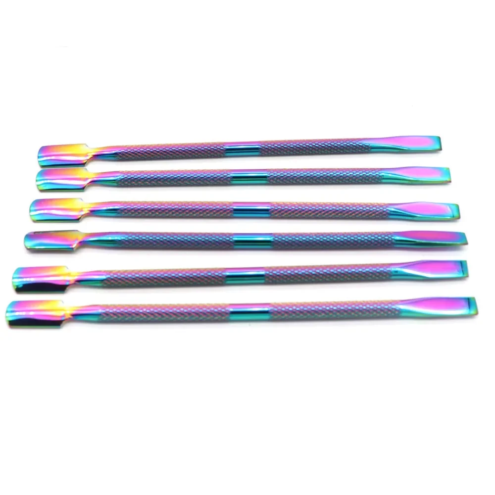 

1/3pcs Stainless Steel Dead Skin Remover Nail Cuticle Push Knife Cutter Fork Spoon Scraper Gel Polishing Push Nail Accessories