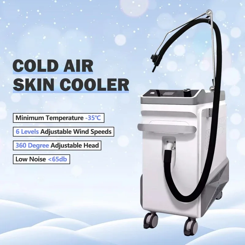 

Cold Air Skin Cooling Device for Laser Treatment -35℃ Fast Cryogenic Low Noise Professional Beauty Equipment Cooling with Mo