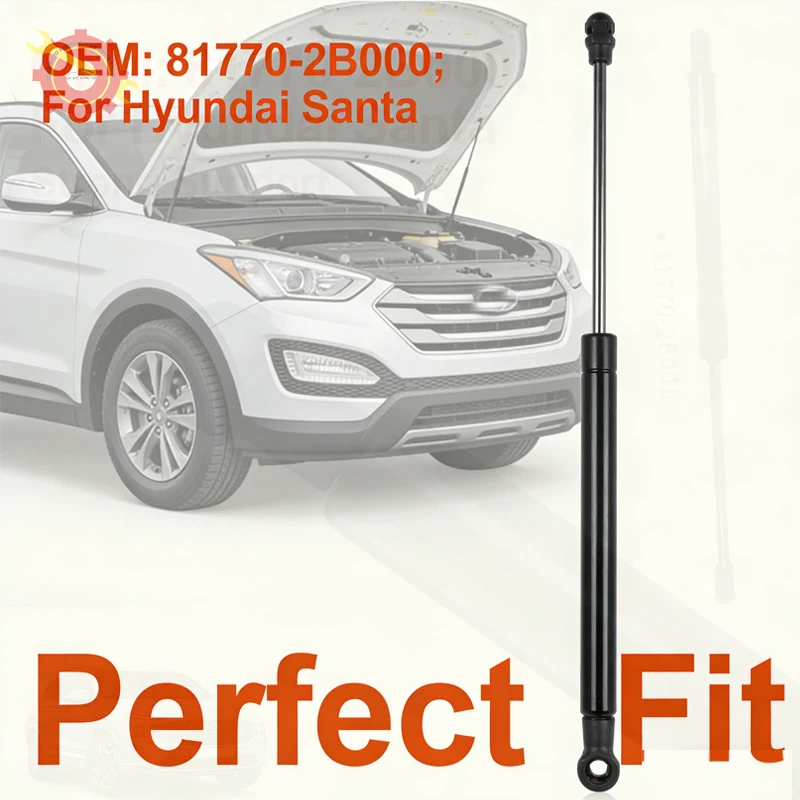 

Газовая пружина (амортизатор) задней двери багажника 81770-2B000 для Hyundai Santa Fe 2.7L 2.4L 2007-2012, 660N, 347/13, 5-дверный внедорожник