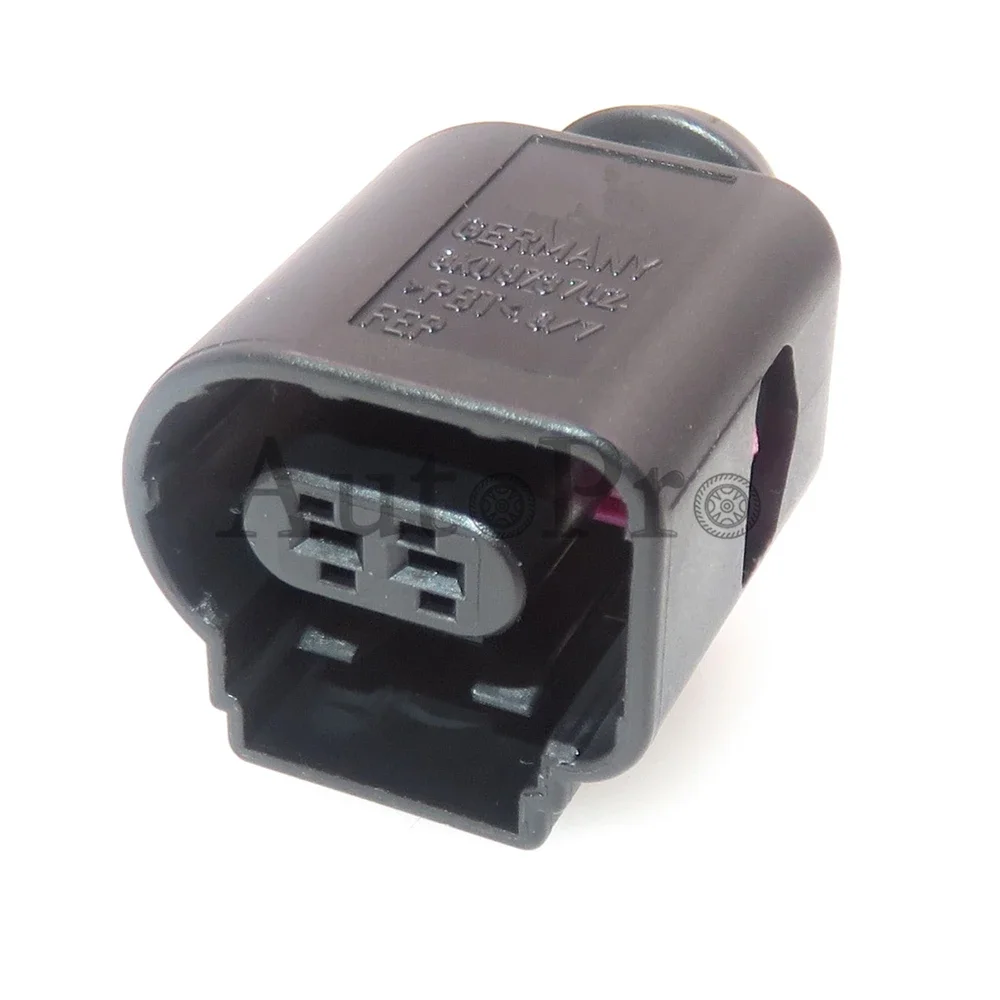 1 Set 2 Hole 8K0973702 AC Assembly Auto Headlight Plastic Housing Plug Water Temperature Sensor Electric Wire Socket For Audi