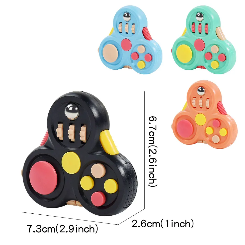 Decompressione per bambini fidget spinner scrivania Giocattolo Giroscopio Magic Square Controller di gioco Gioco con la punta delle dita Giocattoli di decompressione creativi