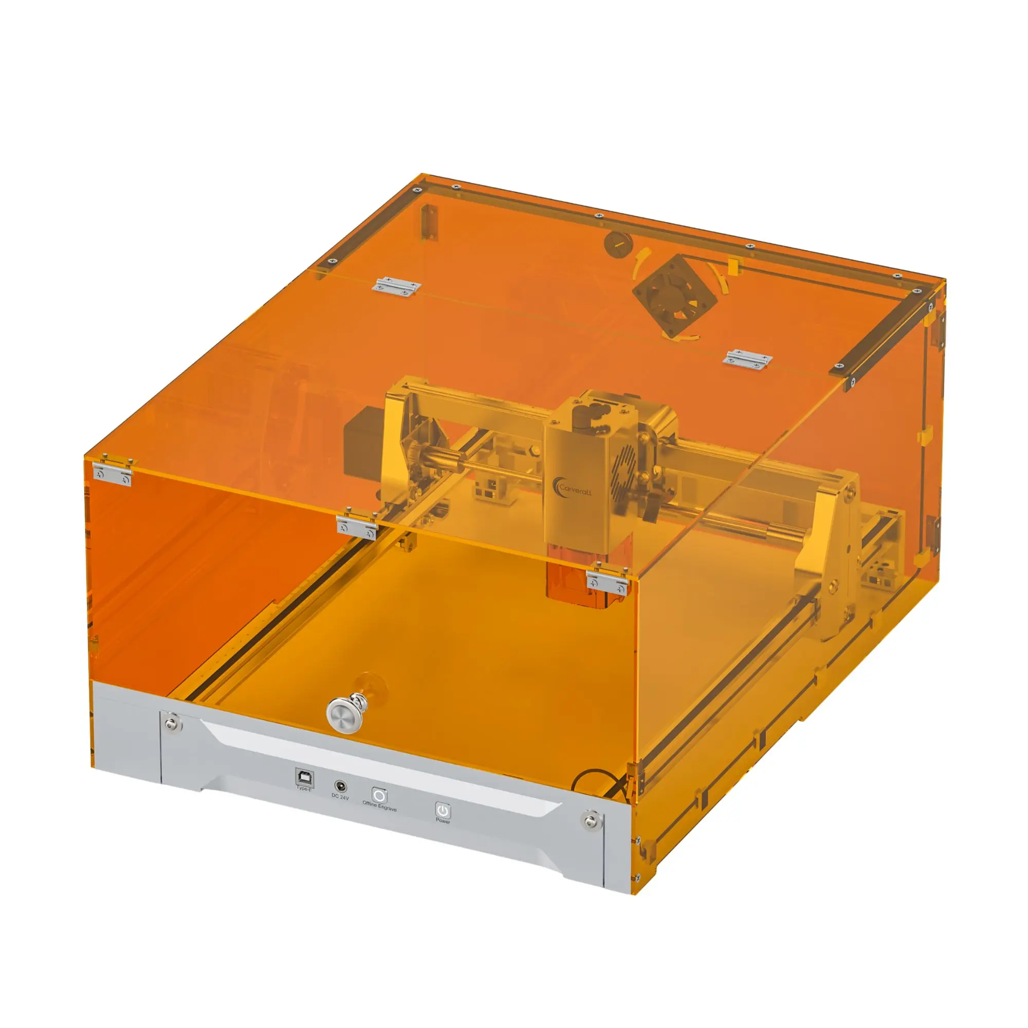 Graveur et découpeur laser K15 Pro avec boîtier, machine de gravure de classe 1, zone de travail de 300 x 200 mm, application Wi-Fi, compatible avec LightBurn, pour le bois, l'acrylique, le cuir et le métal revêtu