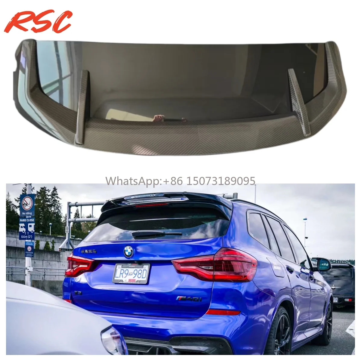 

Dry Carbon Fiber MP Roof Spoiler for F97 X3M G01 X3 NA5 IX3