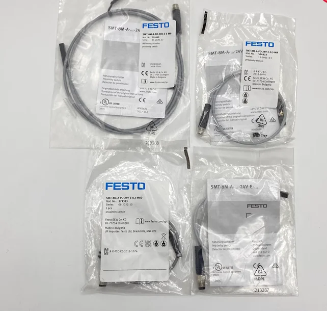 

Новый бесконтактный переключатель FESTO SMT-8M-A-PO-24V-E-0.3-M8D 574333