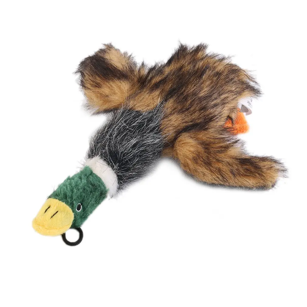 Corduroy Dog Toys Pet Squeaky Plush Toys Animal Shape Plush Dog Squeaky Toy Puppy Chew Bite Resistant Toys for Small Large Dogs