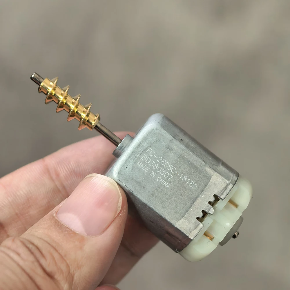 DC 12V MABUCHI FC-280SC-18180 Electric Motor With Worm Gear Shaft for Folding of car rearview mirror accessories