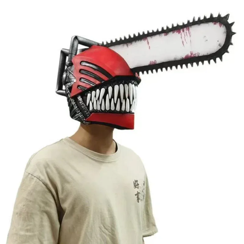 

Аниме Бензопила Человек Косплей Пилы Ручной Головной Убор Pochita Латексная Маска Хэллоуин Вечеринка Реквизит Для Взрослых Детей Birthda LMc;3.