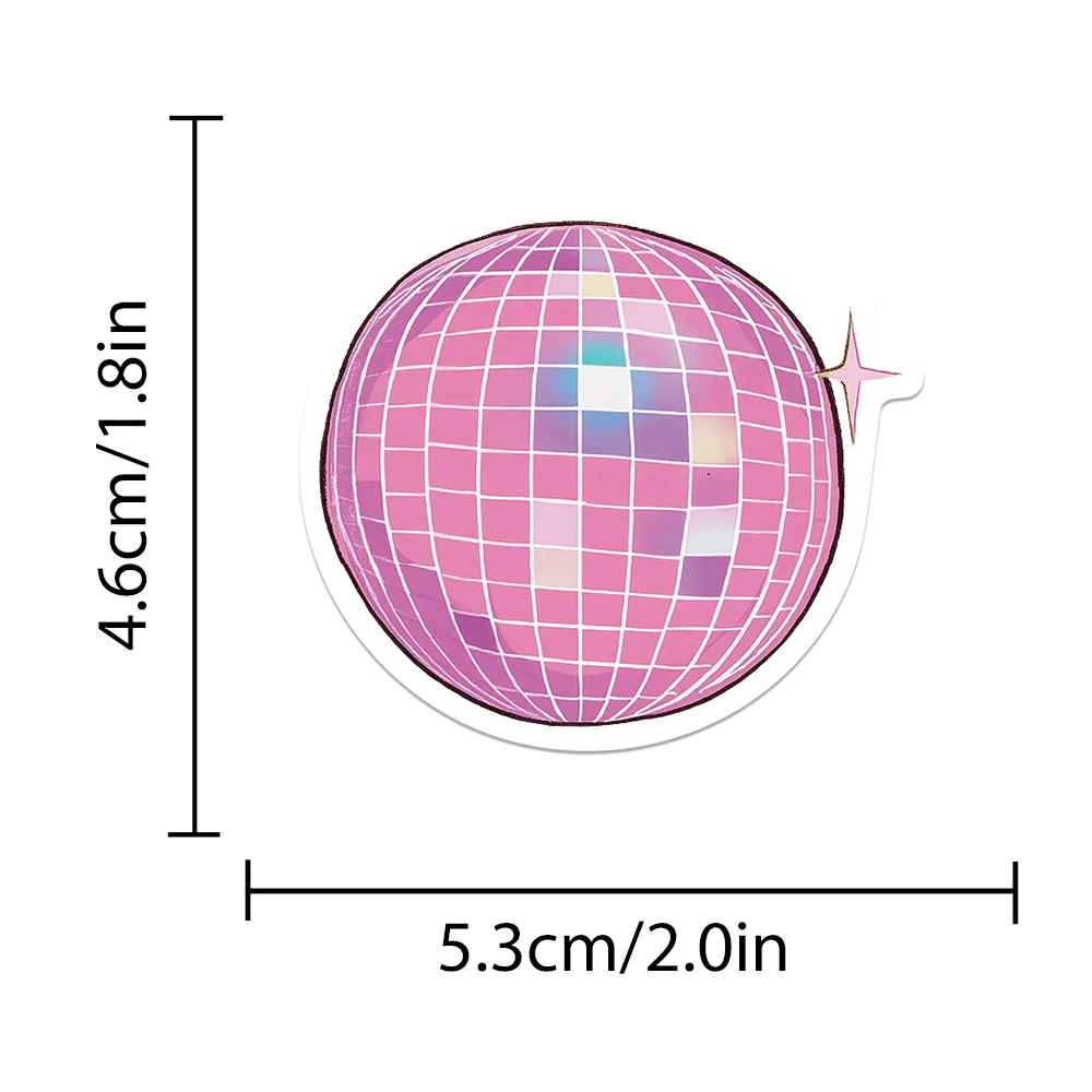 50PCS Pink Inspirational Girl Sticker Cartoon Creative Decoration Mobile Phone Case Water Cup Laptop Luggage Decal Toy view 6