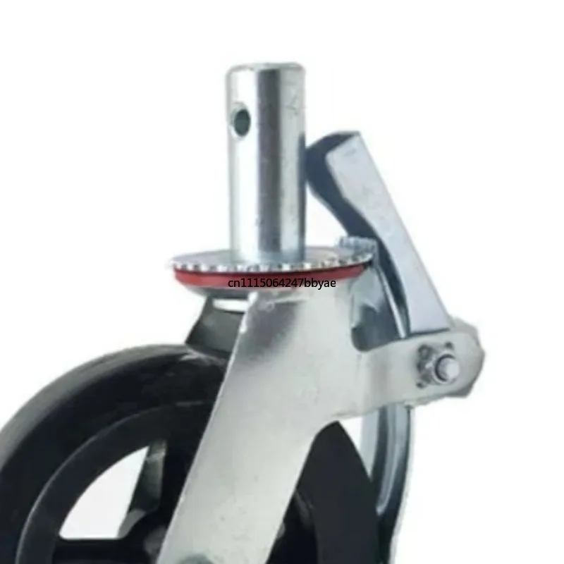 For 6/8 Inch Rubber Caster Wheel Universal For Scaffold Gantry And Storage Rack Equipment