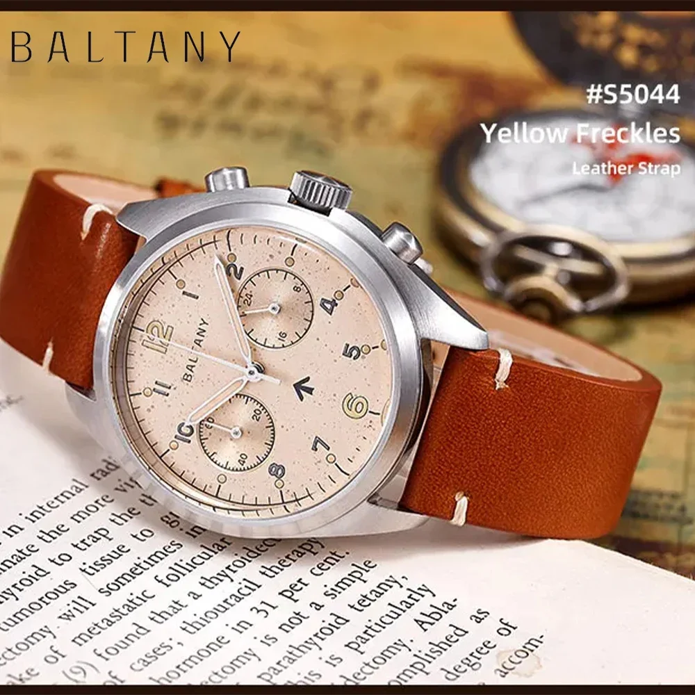 Baltany S5044 Men's Quartz Watch 39mm Luxury Brand Watches Sapphire Glass 50M Waterproof Diving Watch Relogios Masculino VK64