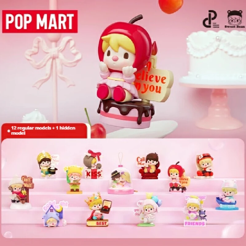 

Коллекционная слепая коробка Popmart Little Sweet Bean серии «Language Of Love», идеально подходит в подарок, праздничные подарки, коллекционные фигурки