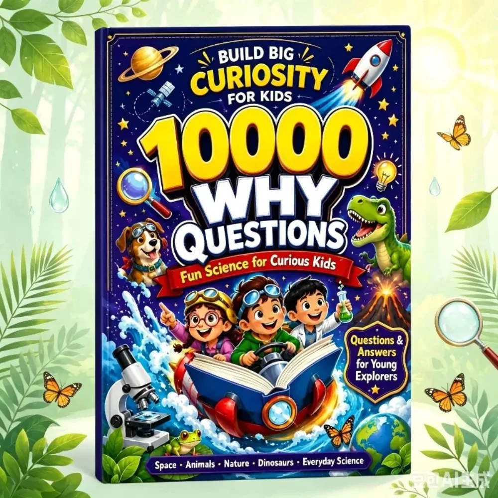 10000 Why Questions Kids Science Book Space Dinosaur Nature Encyclopedia for Curious Children view 5