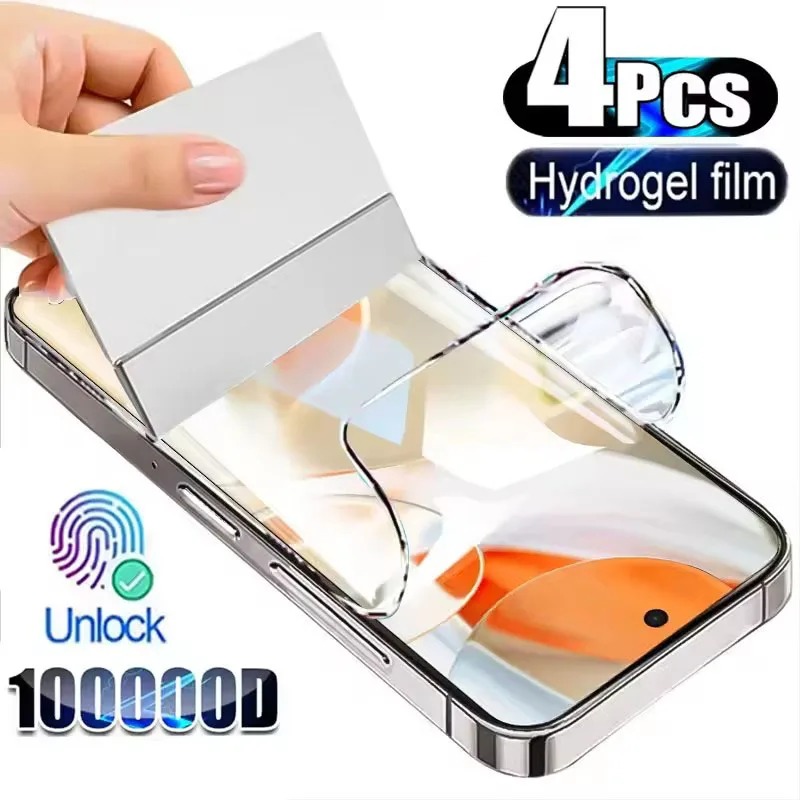 

4 шт. гидрогелевая пленка для Vivo Y22 Y22S Y27 Y30 Y33 Y31s Y33s Y50 Y53S Y51 Y56 Y70 Y100 Y35 Y36 4G Y55 Y72 5G Защитная пленка для экрана