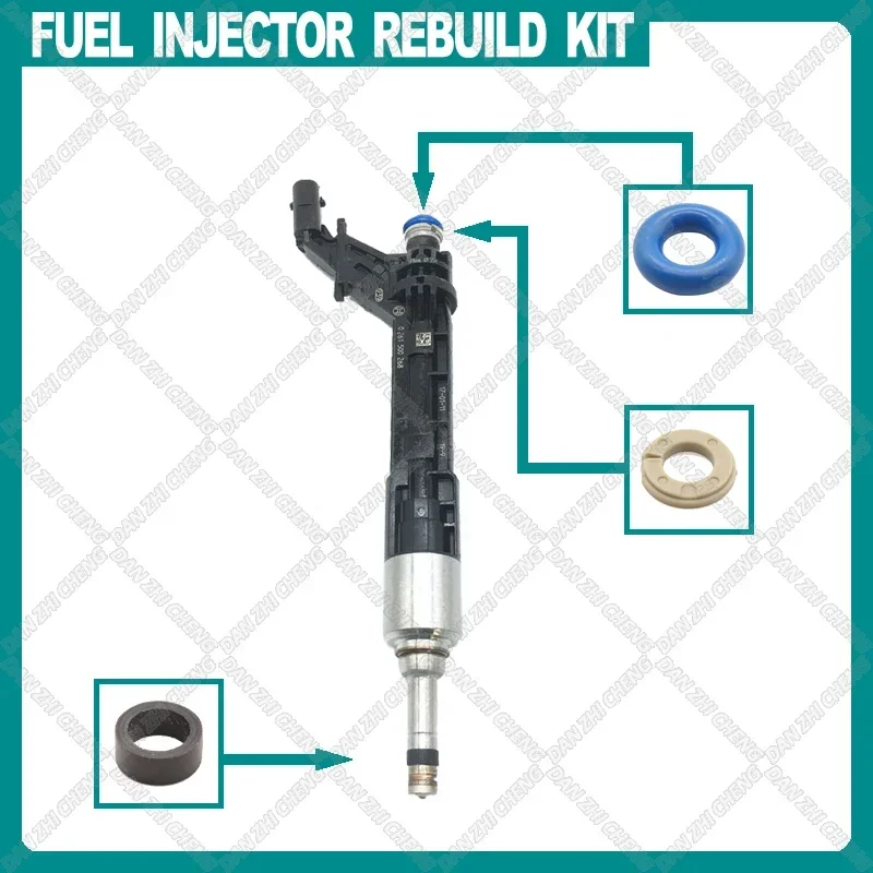 

Fuel Injectors Seals O-Ring Repair Filters for AUDI Q5 FY SQ5 3.0 TFSI 0261500268 06M906036K CWGD 2017