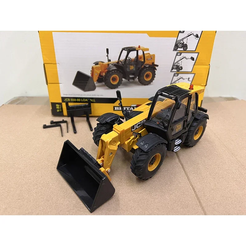 BRITAINS Diecast Alloy 1:32 Scale JCB 550-80 LOADALL Telescopic Arm Multifunctional Forklift Cars Model Adult Toys Classics Gift