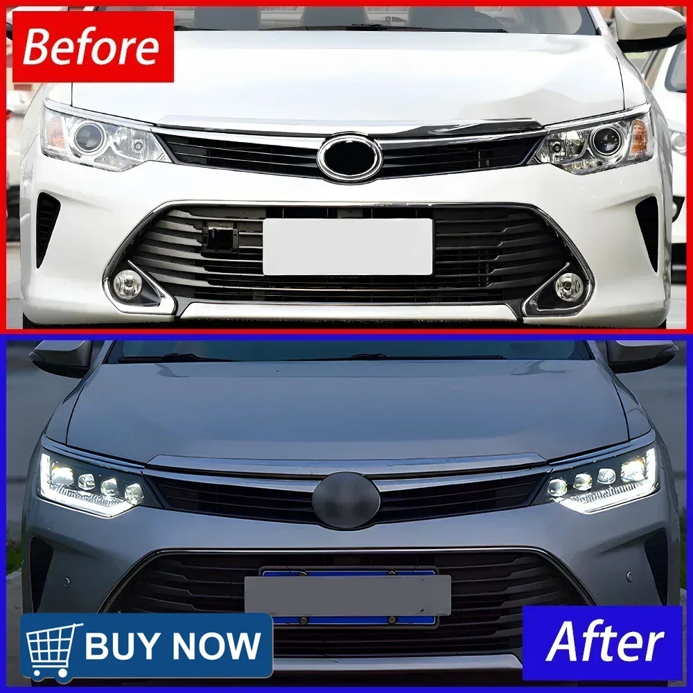 

Auto Headlights For Toyota Camry 7.5th 2015-2017 Car Front Lamps Assembly Upgrade LED Streamer Projector Lens Accessories Tool