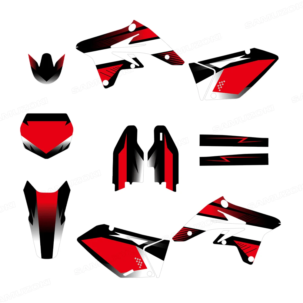 

Наклейки-графика для мотоцикла SUZUKI RMZ 250 2007-2009, декоративные стикеры для мотокросса