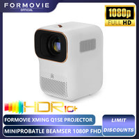 Formovie Xming Q1SE Mini Projector 2800 ANSI Lumen FHD 1080P Global Version Smart Tv For Home Protable Fengmi Outdoor Beamer