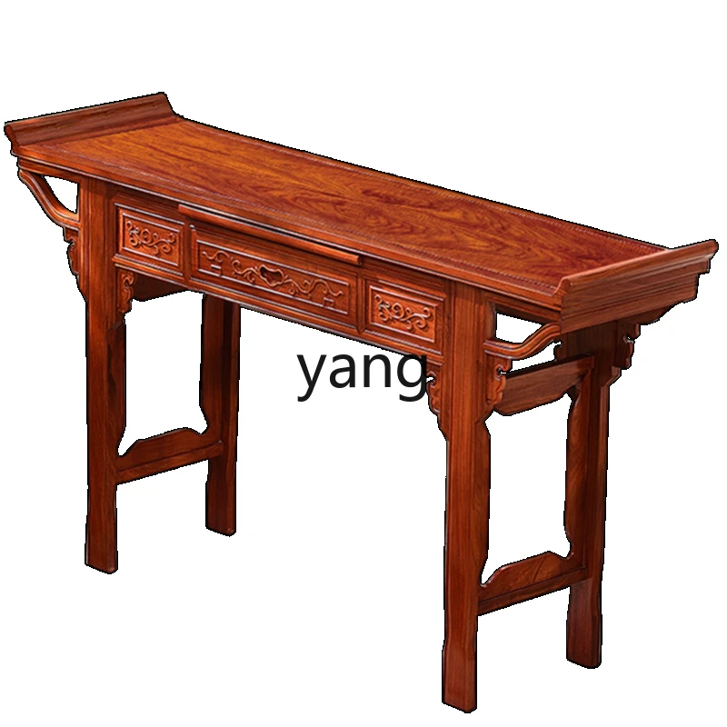 

LMM Rosewood Altar Incense Burner Table Household Altar Buddha Shrine Console Tables New Chinese Style