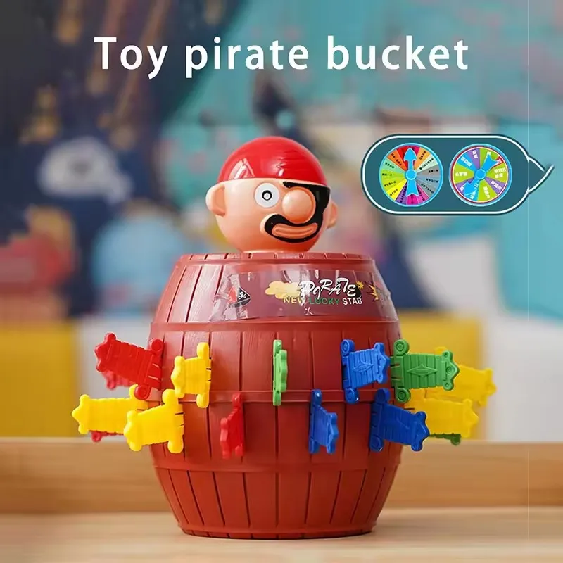 Pirate Board Game Montessori Family Gathering Game Funny Toy Lucky Game Jumping Pirates Board Games Boys and Girls Gift