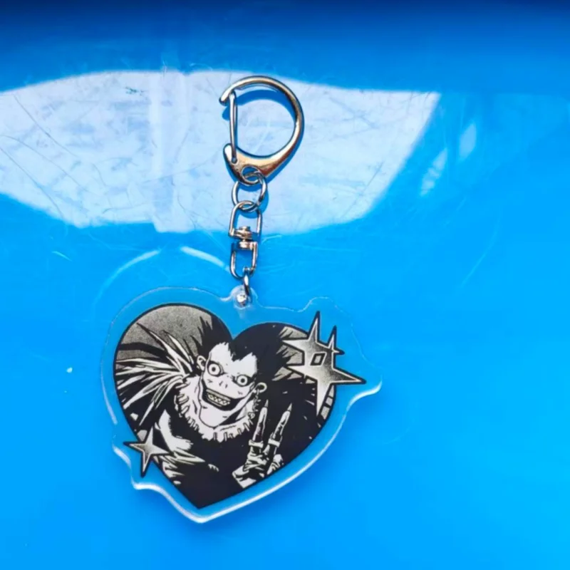 Anime Death Note Acrylic Keychain Figures Yagami Light Hanging